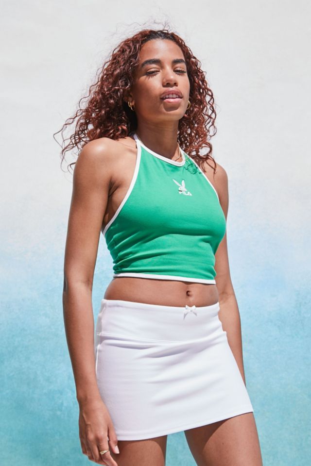 Green fila shop top