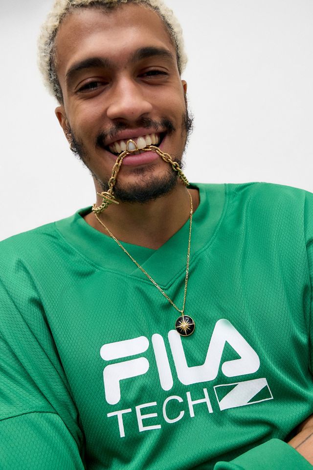 FILA x HAILEY Green Airtex Top #6