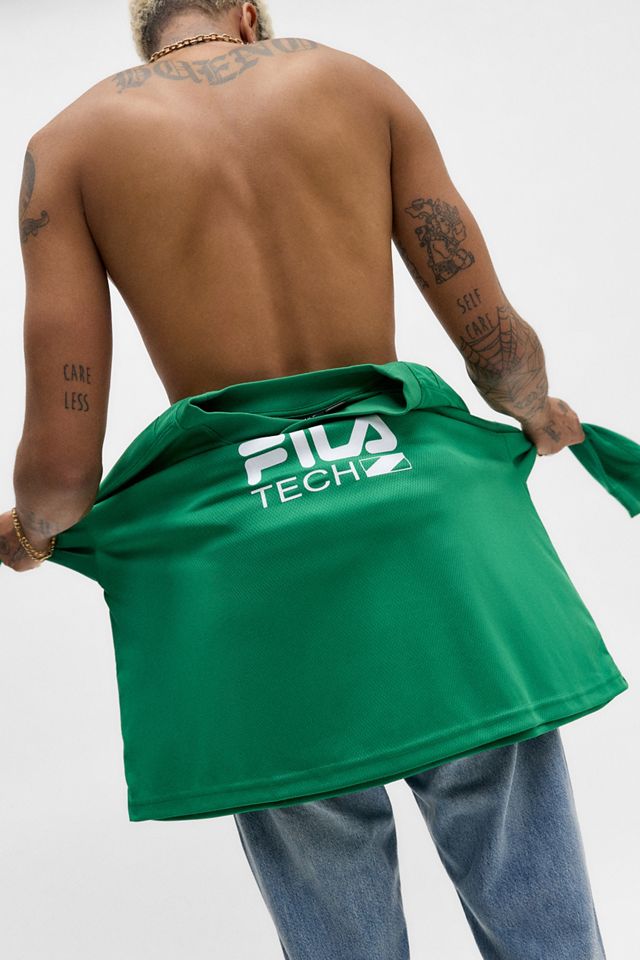 FILA x HAILEY Green Airtex Top #7