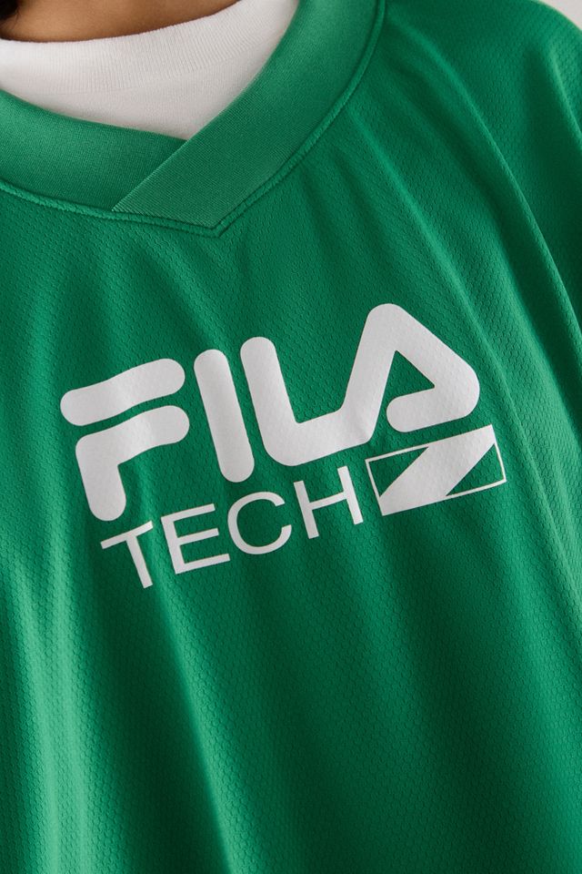 FILA x HAILEY Green Airtex Top #2