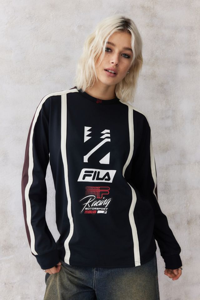 FILA UO Exclusive Nyla Oversized Long Sleeved T Shirt