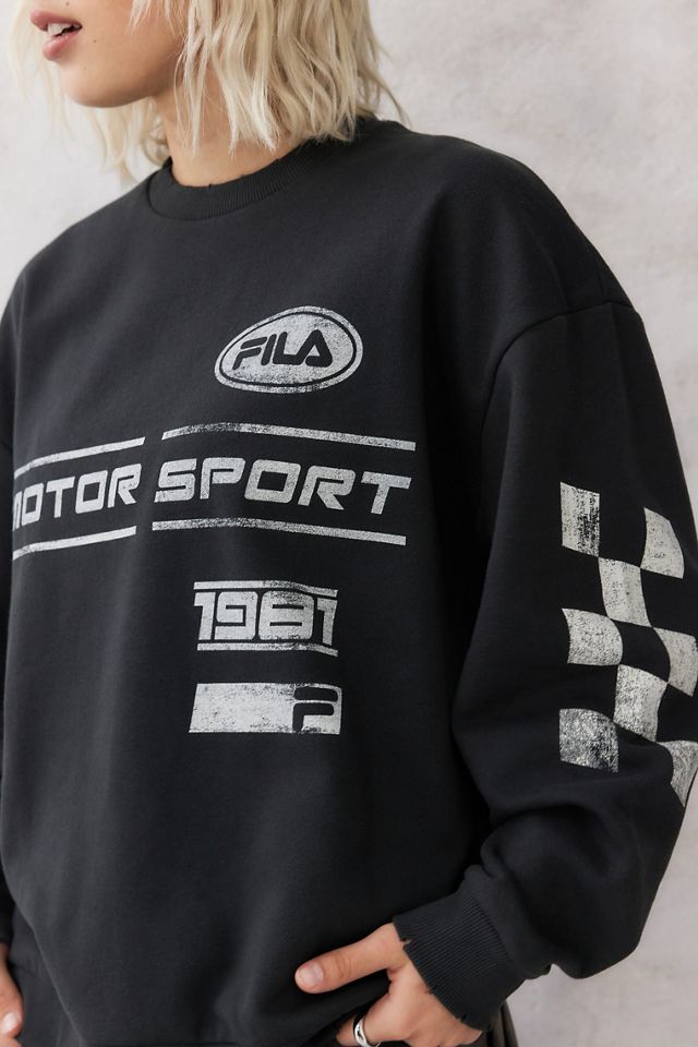 FILA UO Exclusive Motor Sport Jersey Crew Sweatshirt  #1