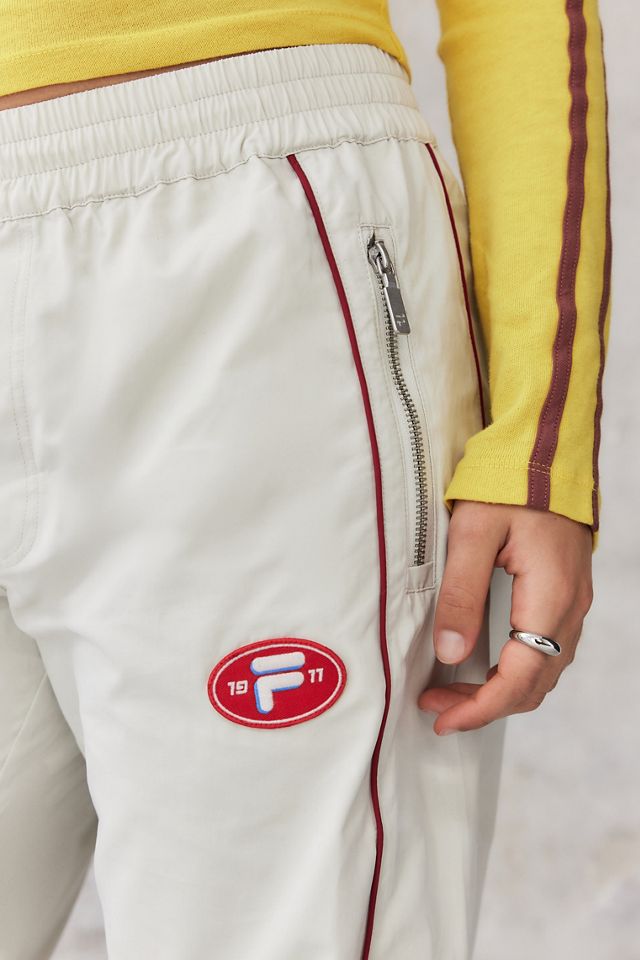 FILA UO Exclusive White Aarvie Pantaloni della tuta a gamba larga  #3