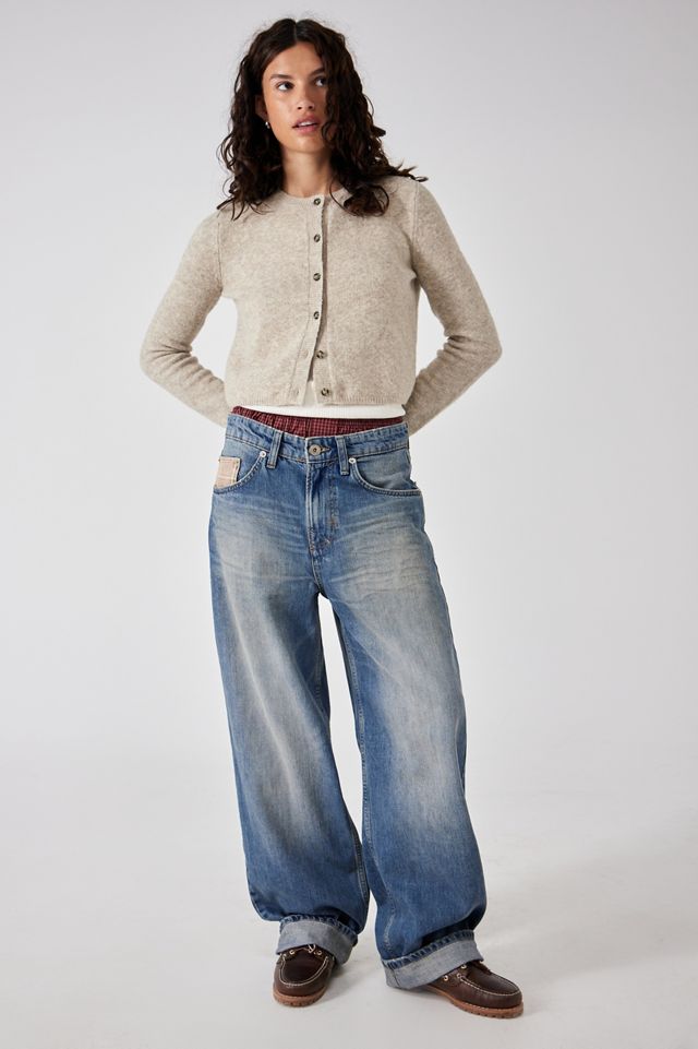 Fila x BDG Mid Wash Denim Jeans #4