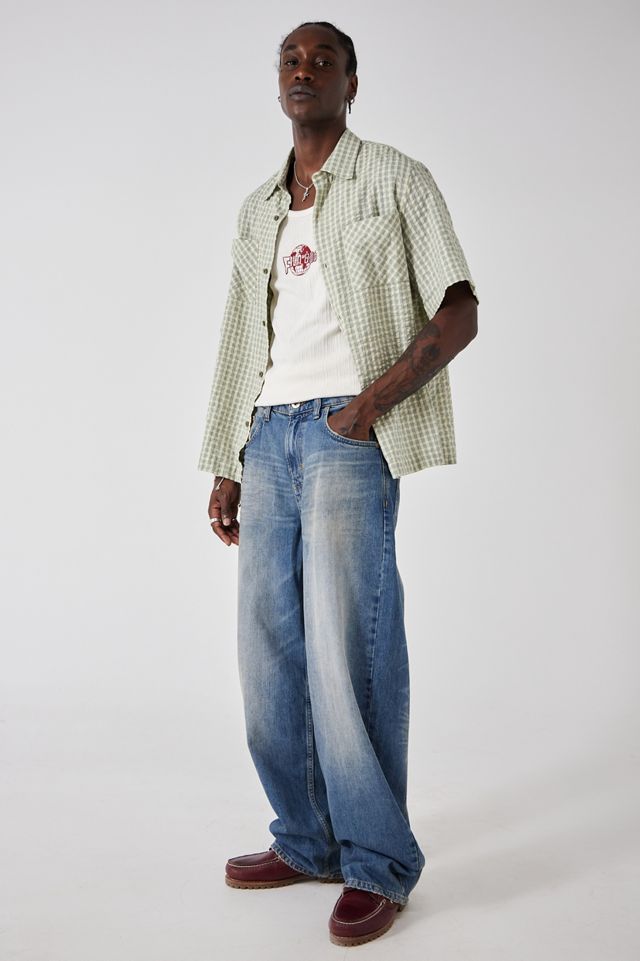 Fila x BDG Mid Wash Denim Jeans #7