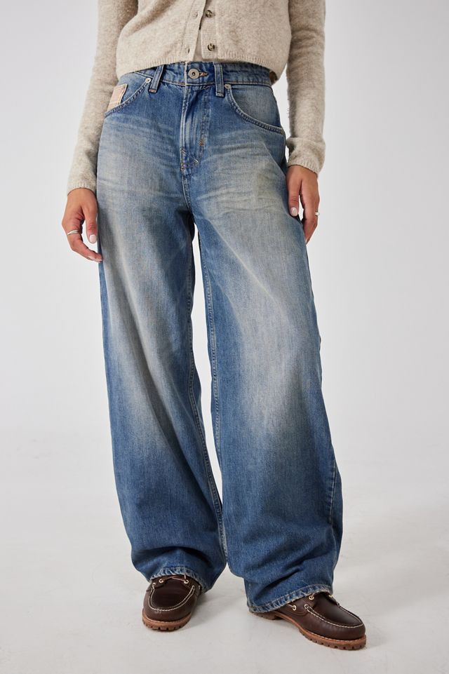 Fila x BDG Mid Wash Denim Jeans #8