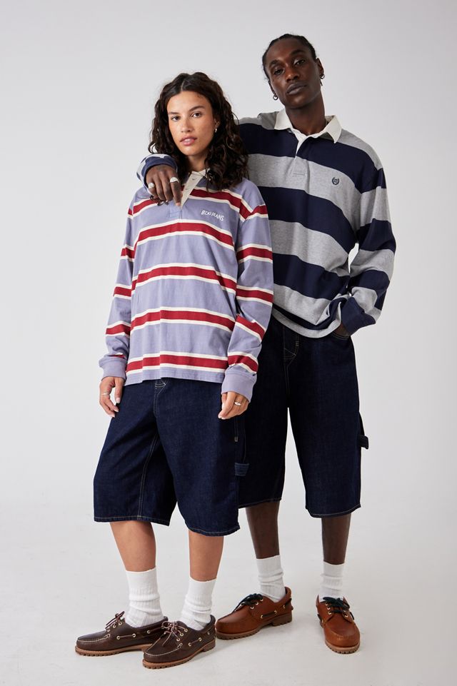 Fila x BDG Jeansshorts in dunkler Waschung #4