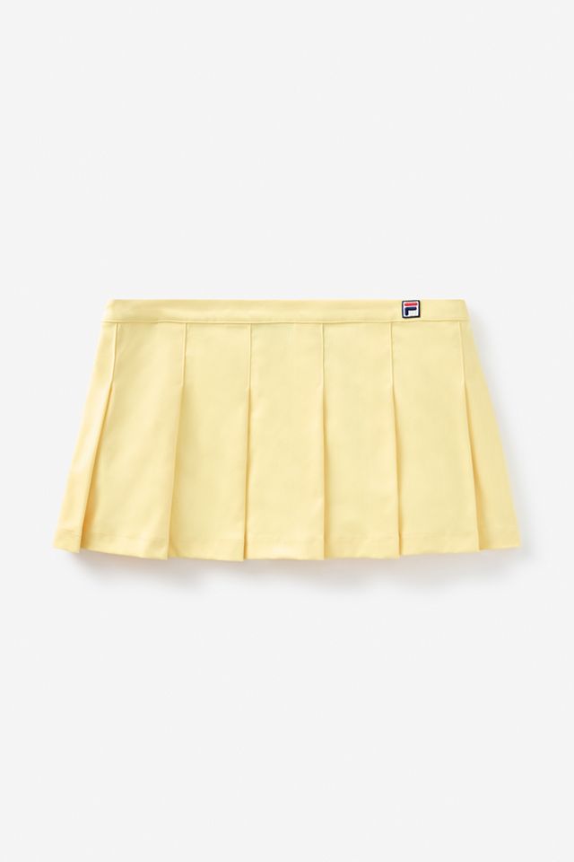 Falda de Tenis Micro Amarilla FILA x HAILEY #5