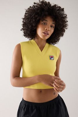 FILA x HAILEY Yellow Baby Tank