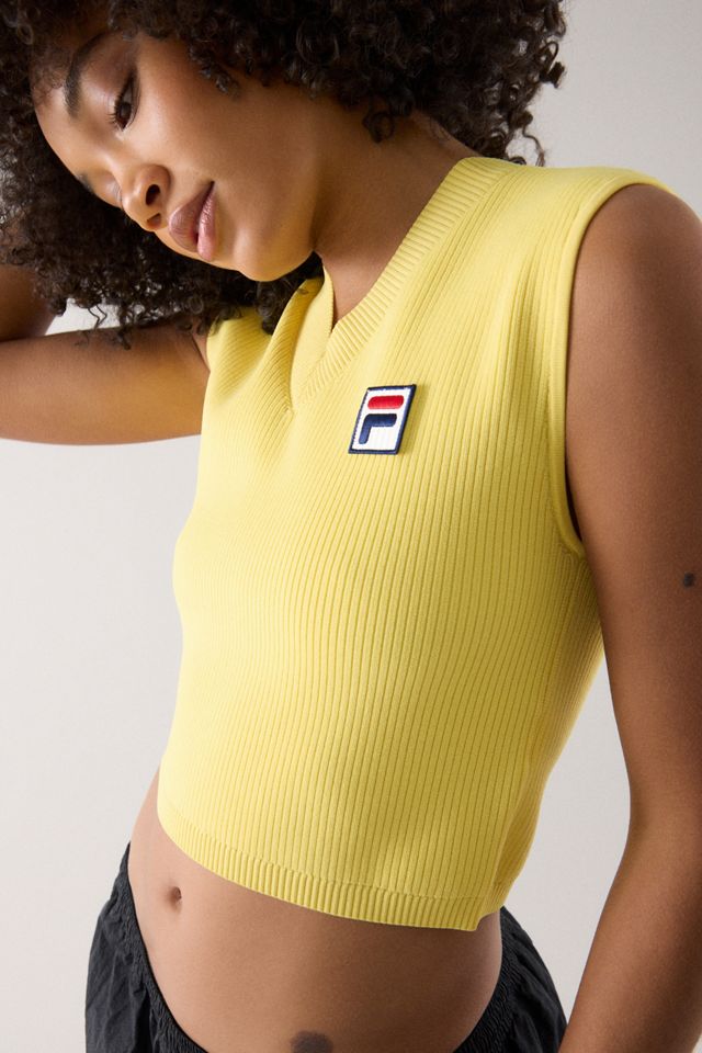 FILA x HAILEY Canotta Gialla Baby #1