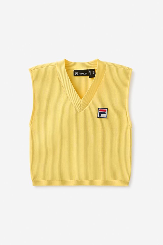 FILA x HAILEY Canotta Gialla Baby #4