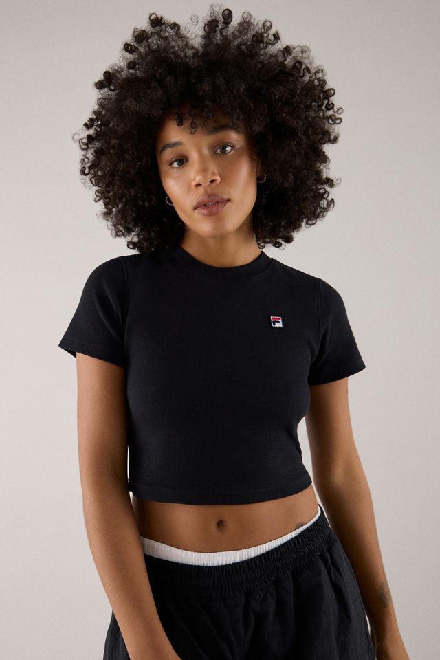 FILA x HAILEY Black Baby T-Shirt #1
