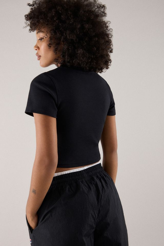 FILA x HAILEY Black Baby T-Shirt #3