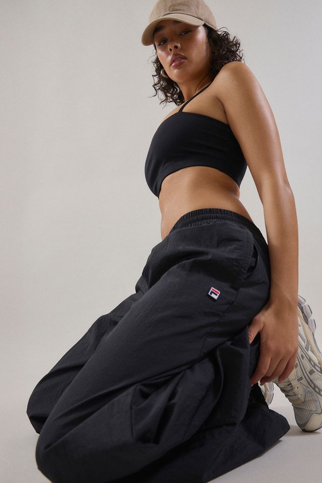 FILA x HAILEY Schwarze Crinkle-Hose #2