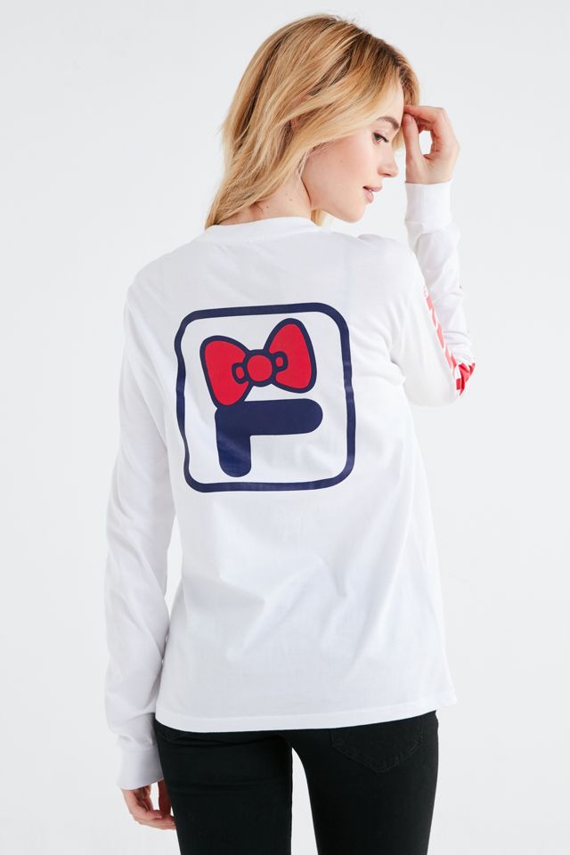 FILA X Sanrio para UO Hello Kitty camiseta de manga larga #1