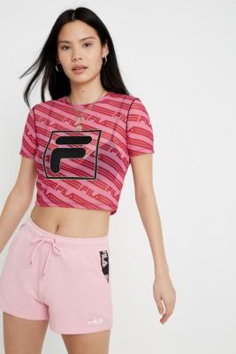 fila pink shorts