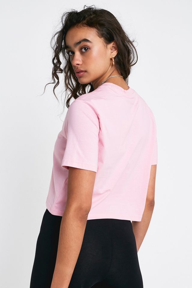 FILA - T-shirt Sarah avec logo encadré rose  #3