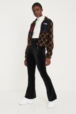 Fila tonia velour flare track pants deals