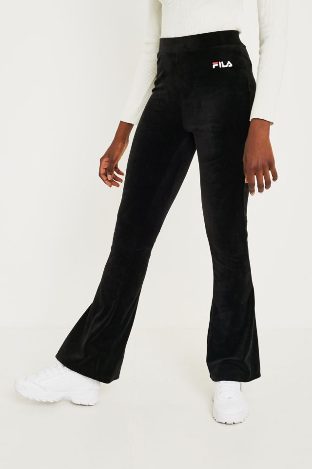 Velour Flare Track Pants | Outfitters UK