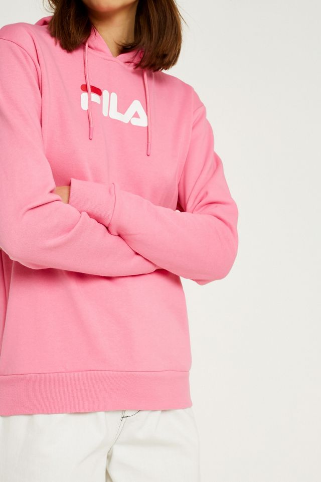 FILA Raquelle Pink Logo Hoodie #1