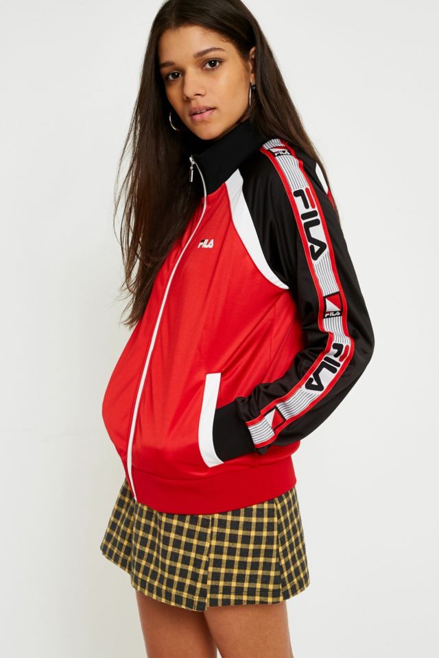 FILA Logo Sleeve Track Jacket | Urban Outfitters UK