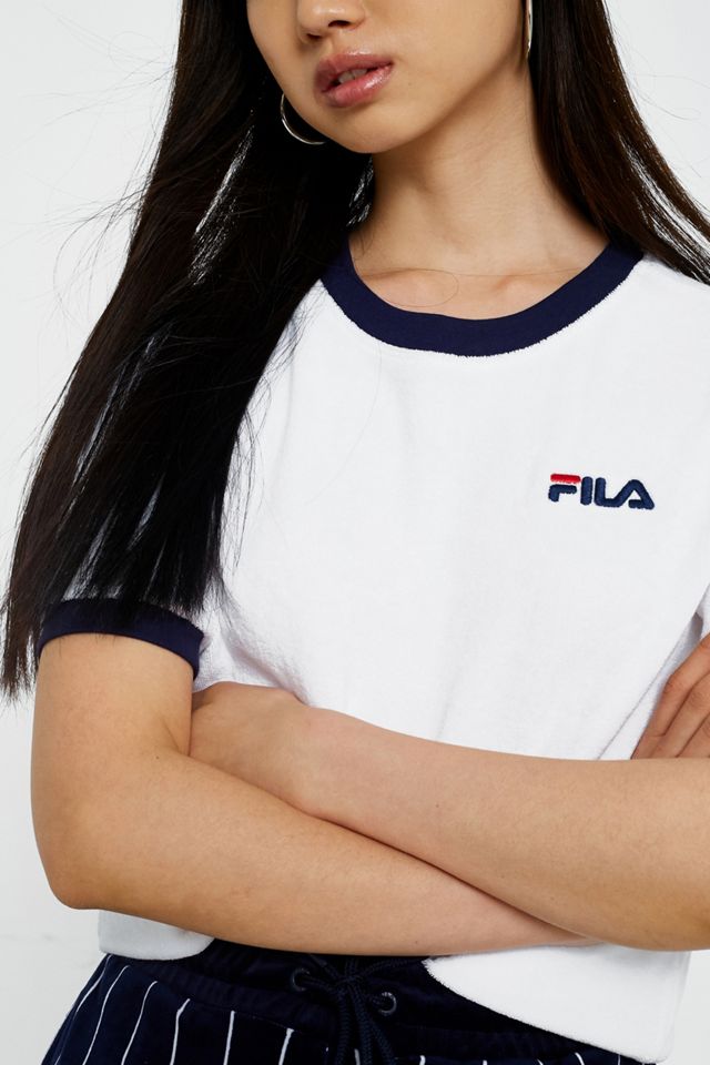 Fila Lyra Terry Logo Ringer Camiseta  #2