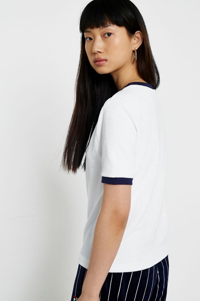 Fila Lyra Terry Logo Ringer Camiseta  #3