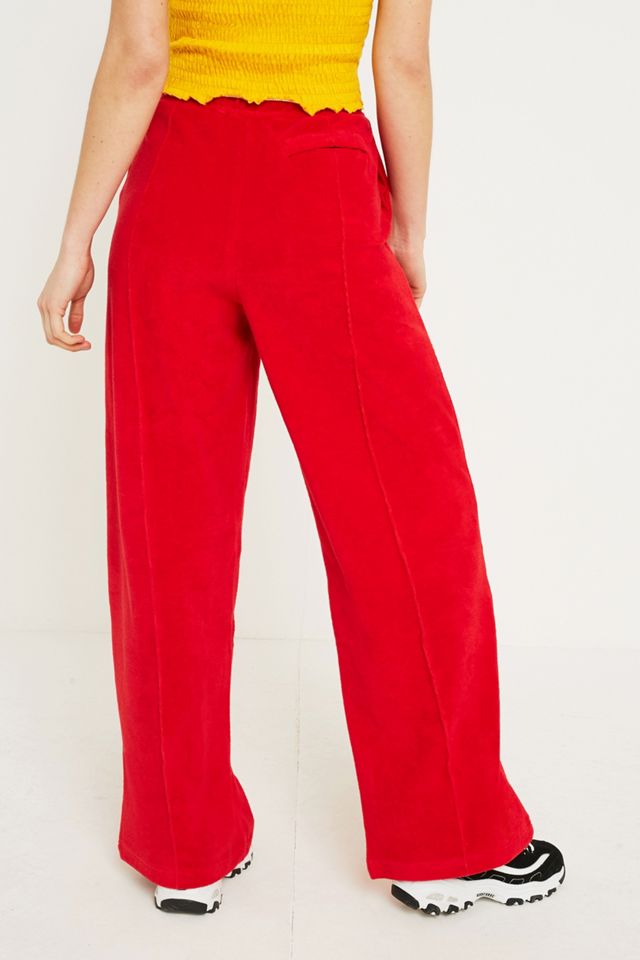 FILA Corin Towelling Flare Track Pants #3
