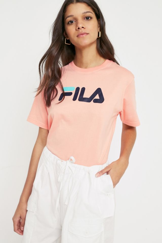 FILA Peach Eagle Logo T-Shirt | Urban Outfitters UK