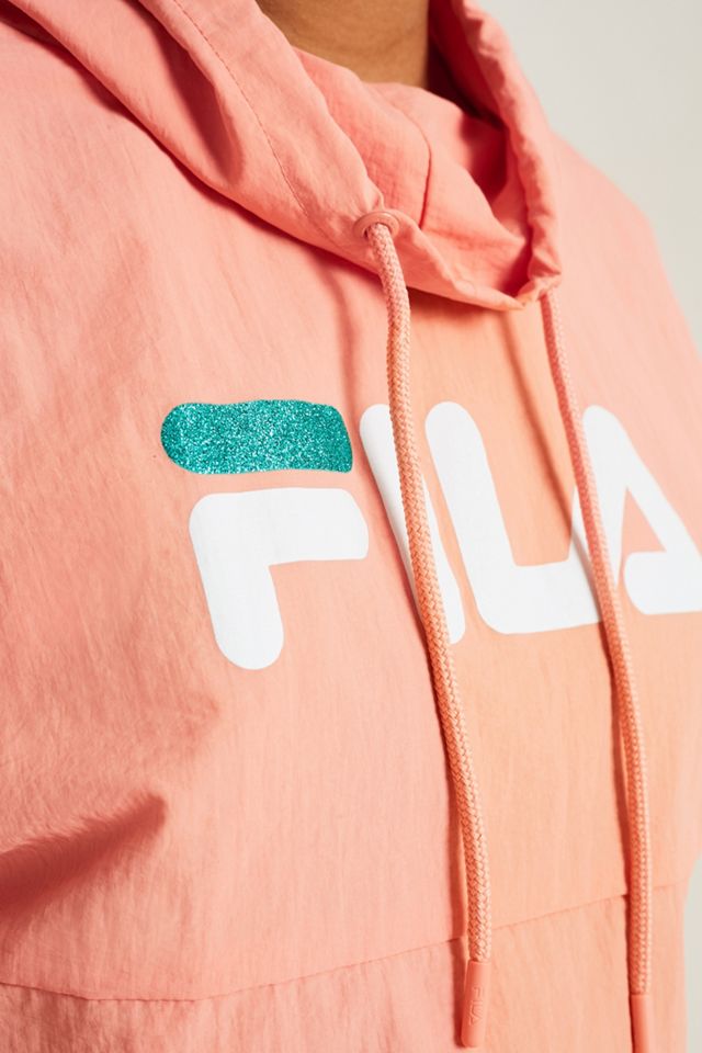FILA Elsie Pink Funnel Neck Track Top #2