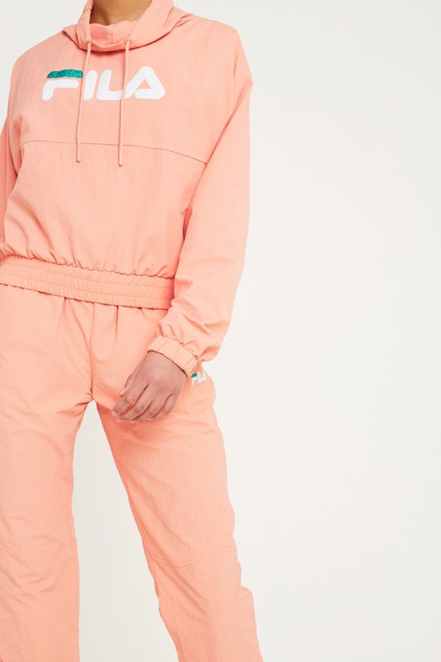 FILA Elsie Pink Funnel Neck Track Top #3
