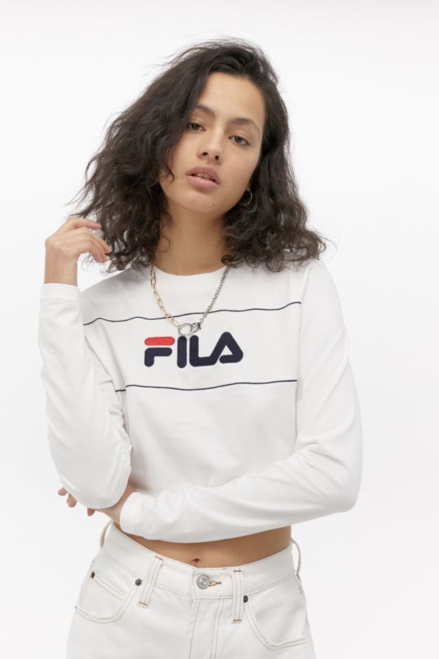 FILA UO Exclusive Tovi Long-Sleeve T-Shirt | Urban Outfitters UK