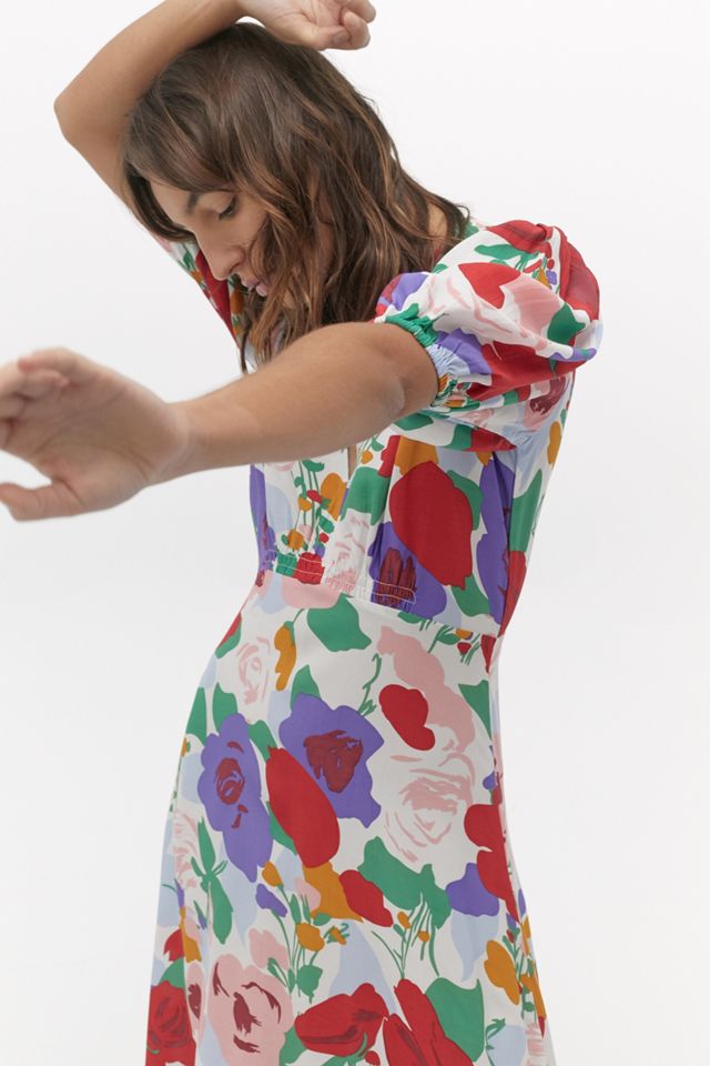 free people embroidered midi dress GC Free People Embroidered Fable Midi Dress (MEDIUM)