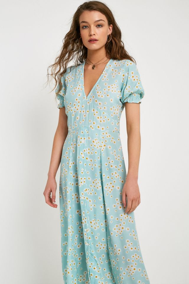 faithfull the brand ari midi dress Faithfull the Brand Ari Midi Dress Jasmine Red Rayon ref.1380784