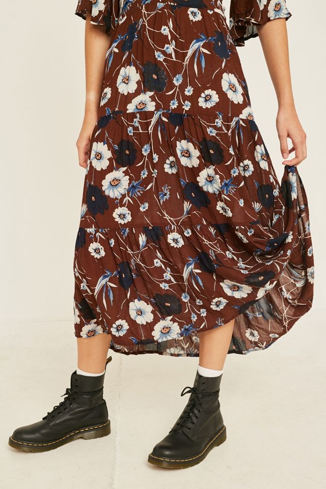 knee length dresses for ladies Melia Maxi Dress Black main image 1