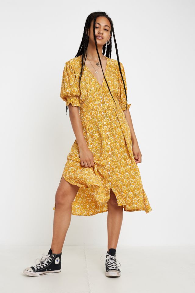 Faithfull The Brand Rafa Floral Midi Dress