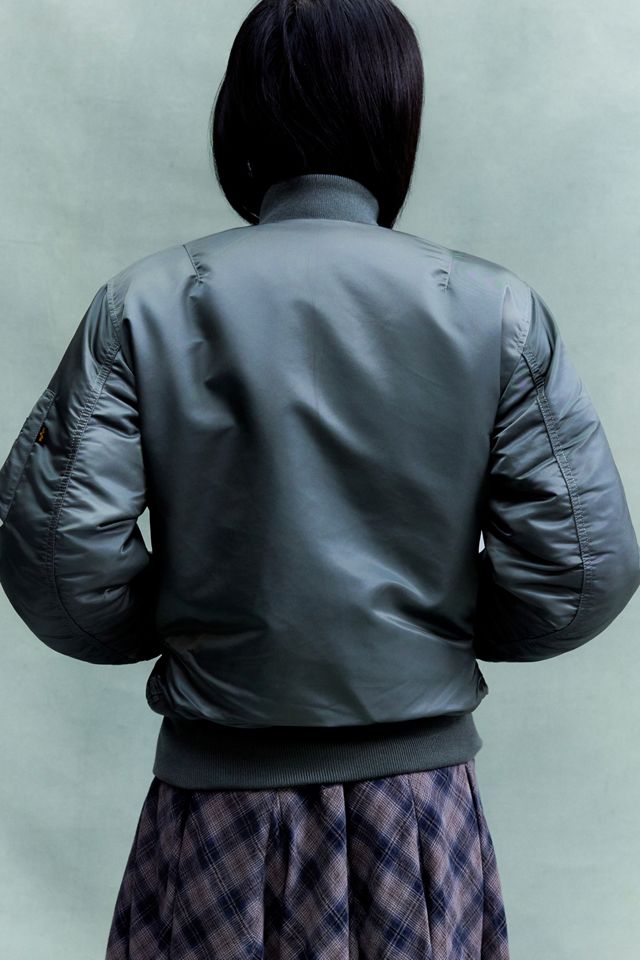 Alpha Industries Vintage Green MA-1 Heritage Bomber Jacket #2