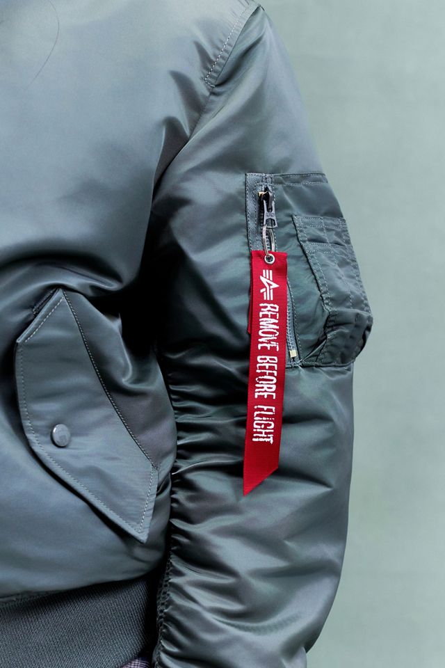Alpha Industries Vintage Green MA-1 Heritage Bomber Jacket #3