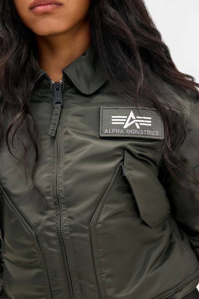 Veste bombardier CWU-45 Heritage grise Alpha Industries #2