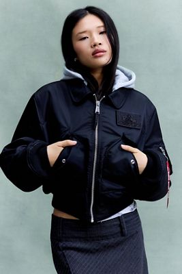Alpha Industries CWU-45 Kapuzen-Bomberjacke