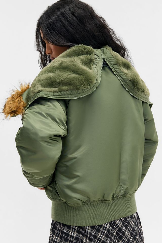 Giacca Bomber Corta N-2B Heritage Verde Alpha Industries #4