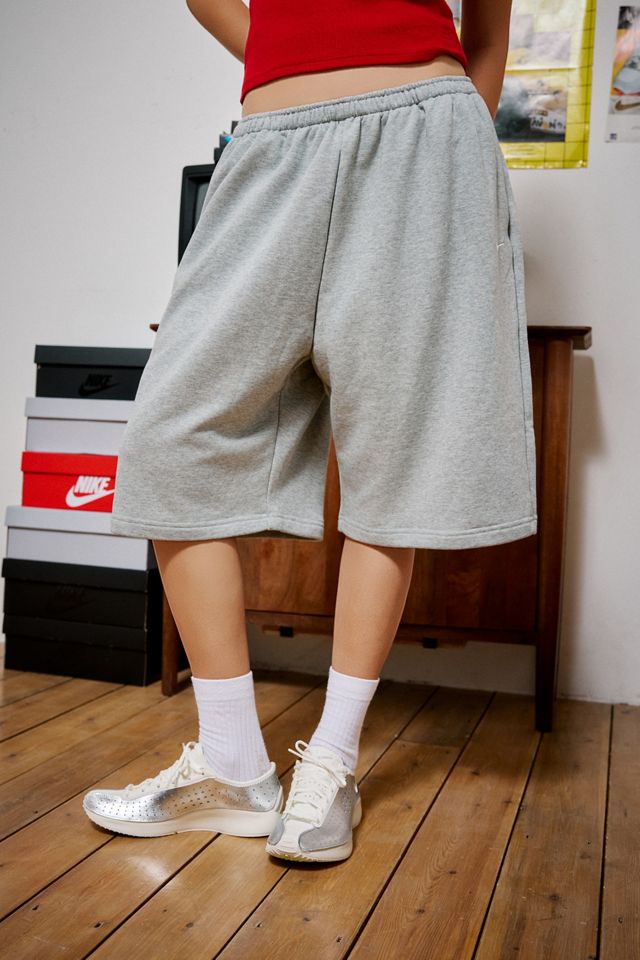 Nike Grau Melierte Bermuda-Shorts #2