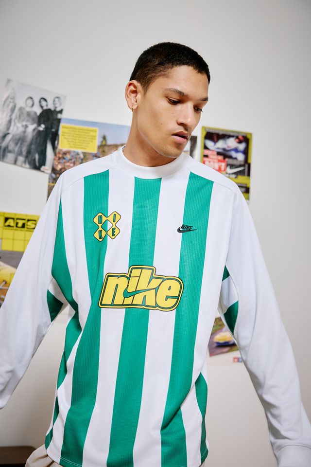 Nike Sportswear Stripe Long Sleeve Goalie T-Shirt #10