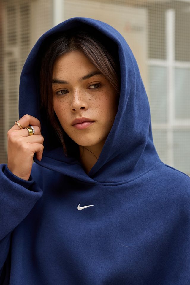 Sweat à capuche à enfiler Studio poids moyen marine Nike #2