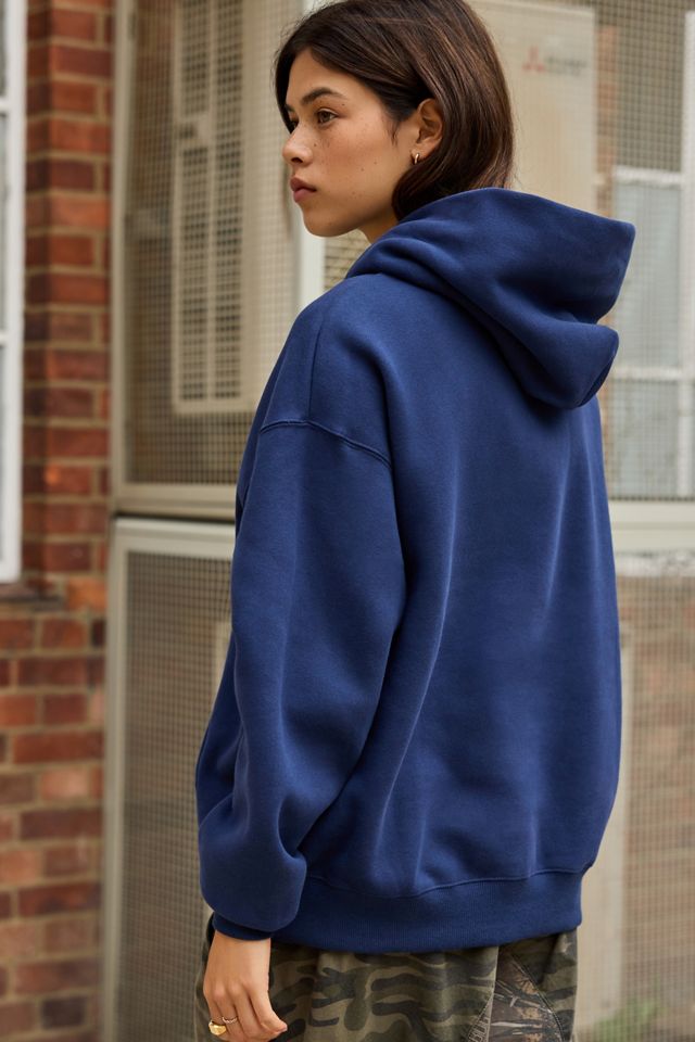 Sweat à capuche à enfiler Studio poids moyen marine Nike #3