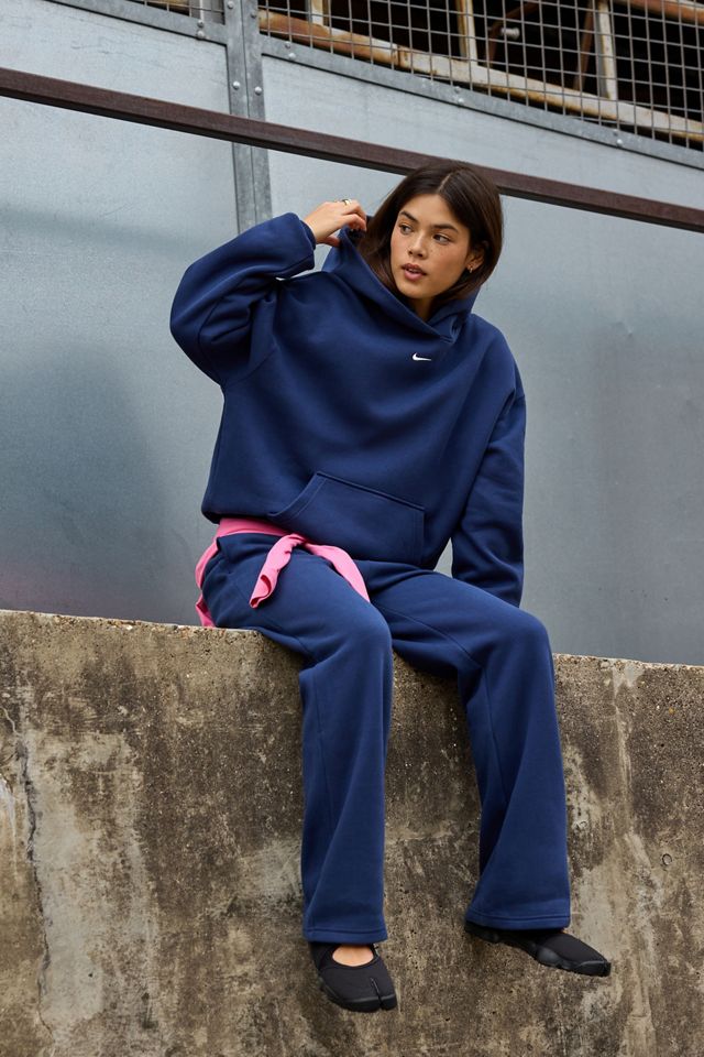 Sweat à capuche à enfiler Studio poids moyen marine Nike #4