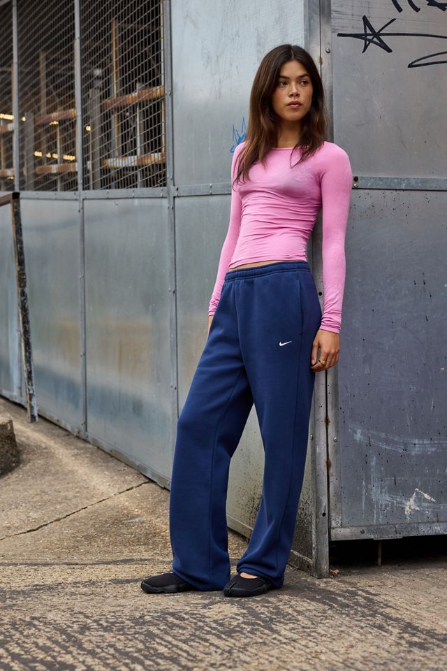 Joggers a Gamba Dritta Studio Blu Navy Nike #1