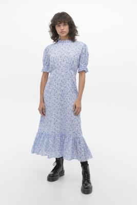 ghost jenna dress blue floral