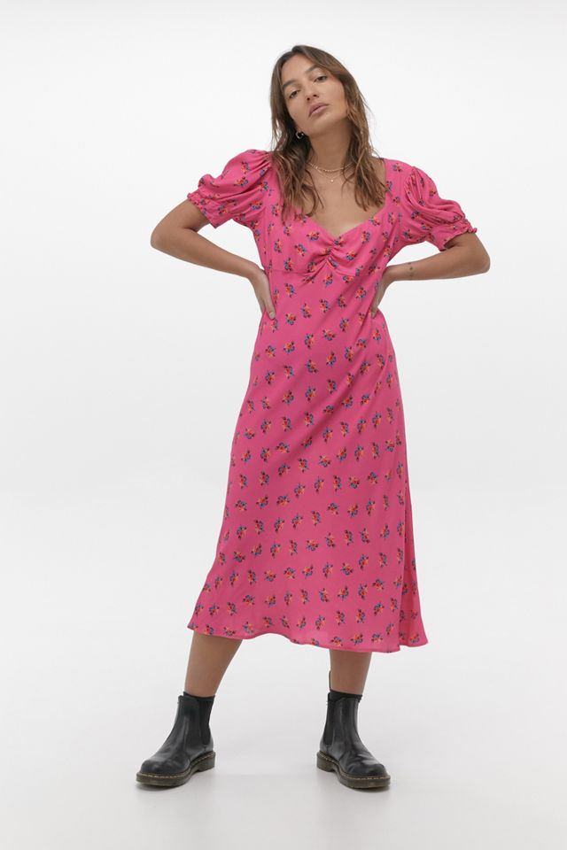 Ghost Laure Midi Dress Urban Outfitters UK