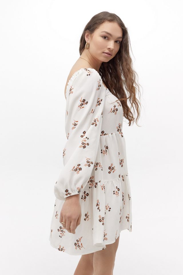 Bea neutral mini dress